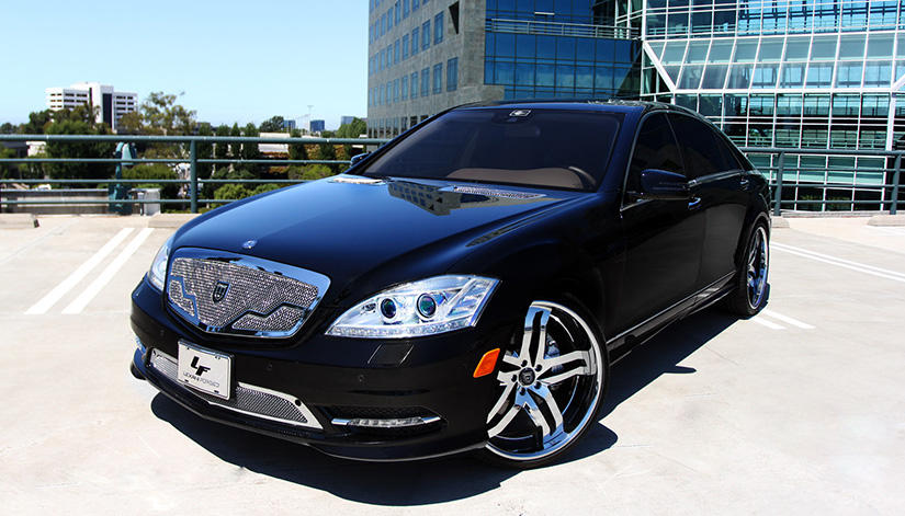 Chrome rims mercedes benz s550 #2