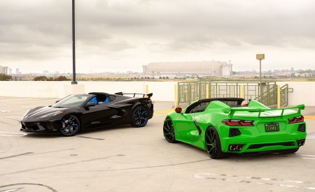 DUAL CORVETTE C8 on Color Matched Wheels