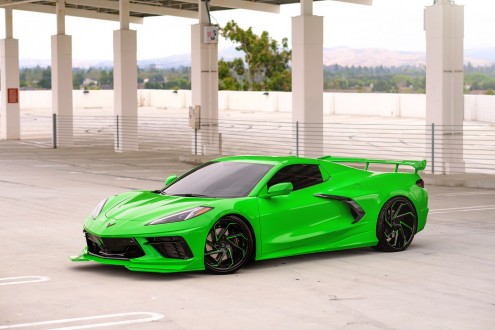 Corvette C8 3LT on LZ-117 Color Matched