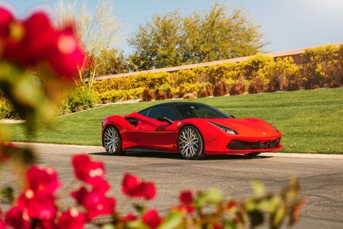 Ferrari 488 on LZ-786 Brushed Finish