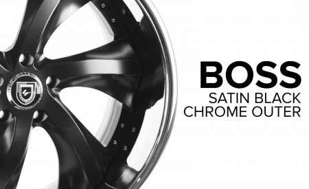 Boss - LF Classic Series - Satin Black w/ Chrome Outer