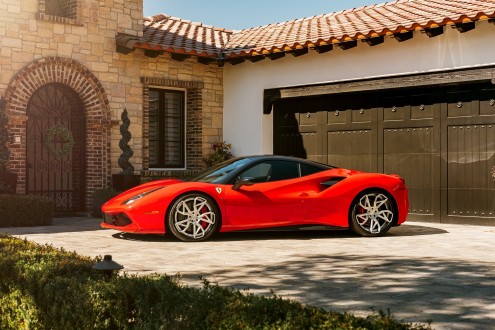 Ferrari 488 on LZ-787 Brushed Finish