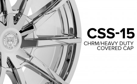 CSS-15 Heavy Duty Covered Cap - Chrome Finish