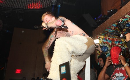 Machine Gun Kelly at Lexani Hard Rock Hotel Party