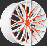 Custom White and Orange