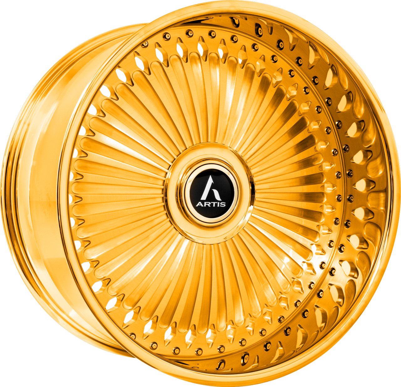 Artis Forged Imperial-M wheel with Gold finish