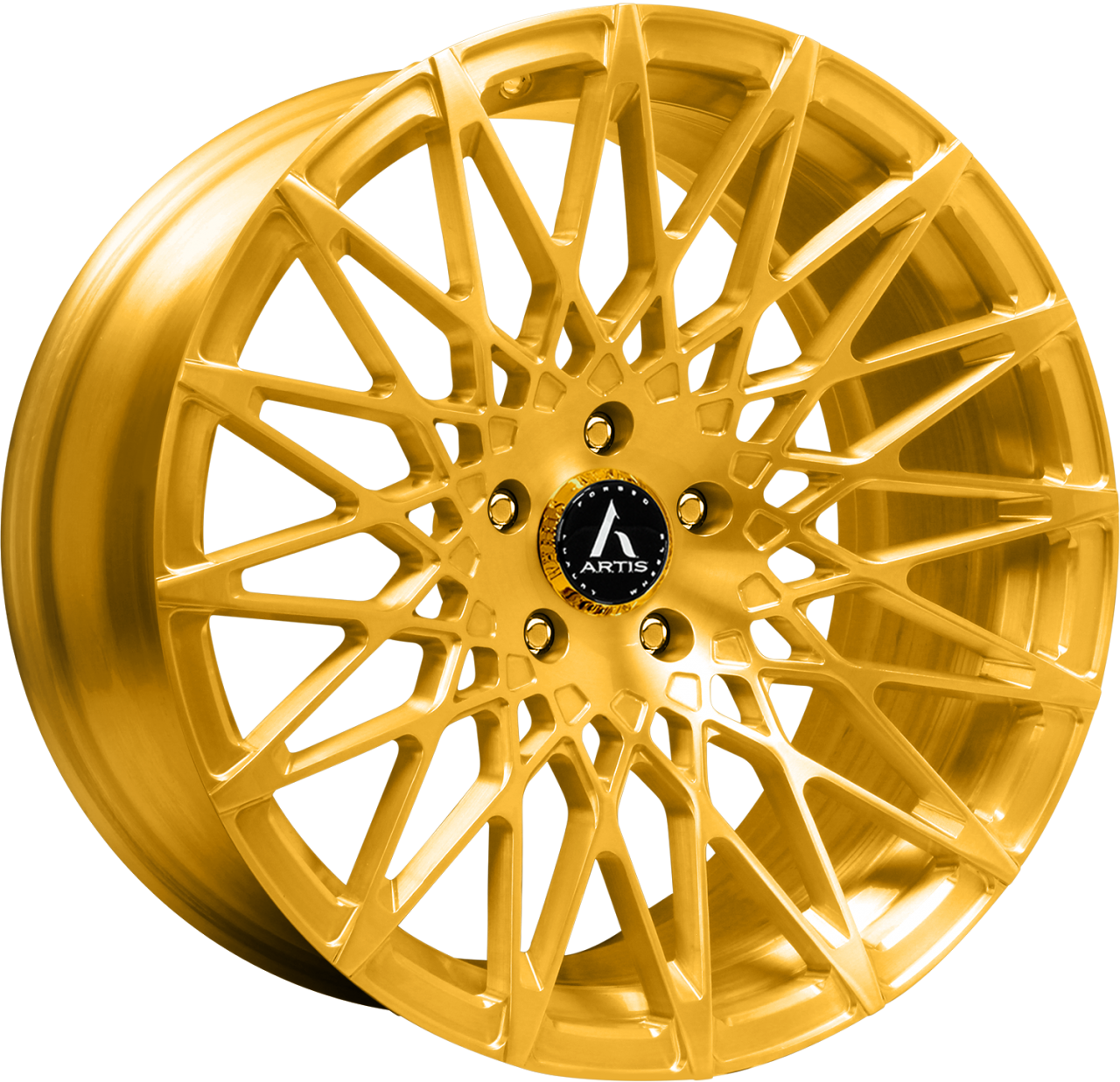 Artis Forged Monza-M wheel with Gold finish