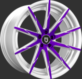 Custom - Purple and White Finish