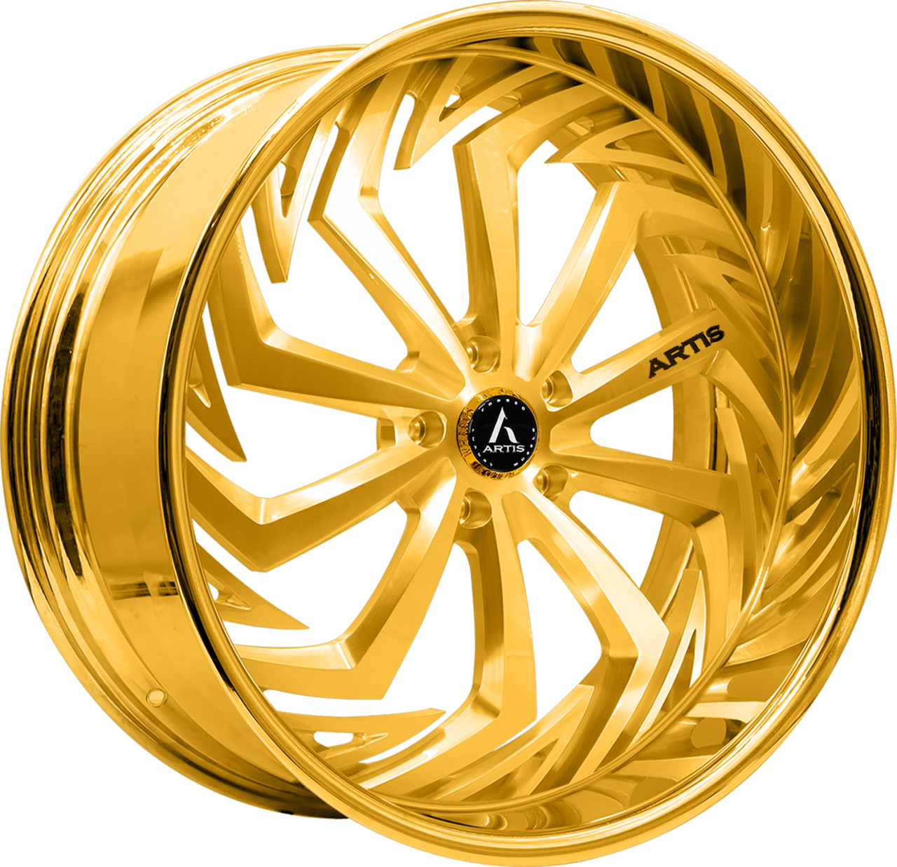 Artis Forged Royal-M wheel with Gold finish