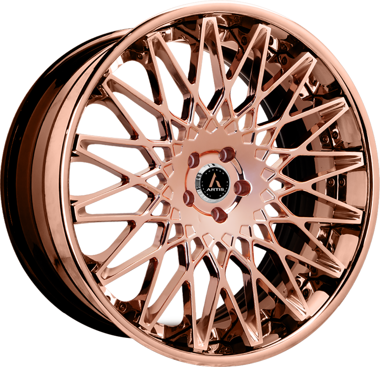 Artis Forged Monza wheel with Rose Gold finish