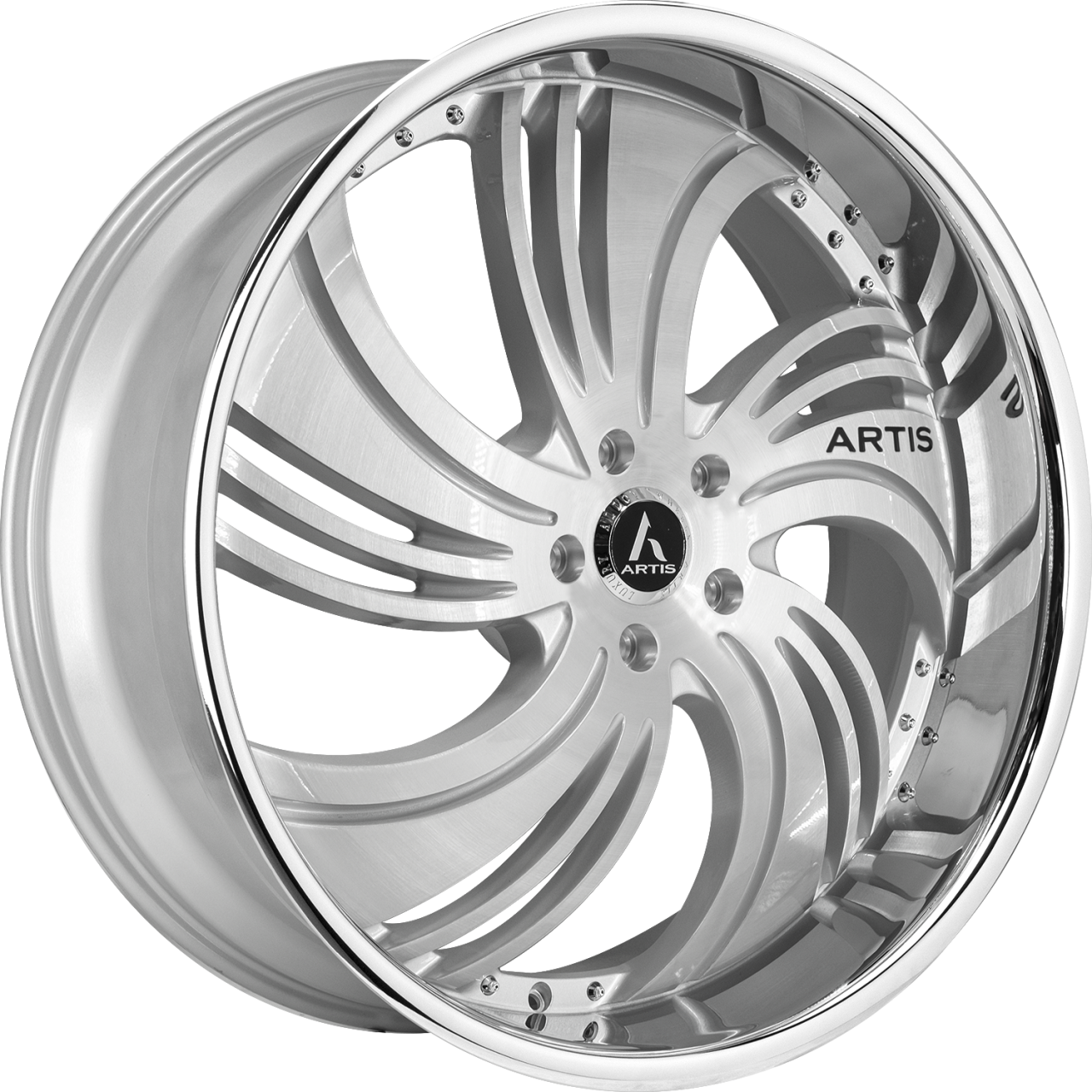 Artis Forged Avenue wheel with Silver and Machined finish