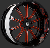 Custom - Black and Red Finish