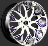 Custom - white and purple finish.