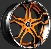 Custom - Black and Orange Finish