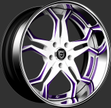 Custom - White and Purple Finish