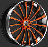 Custom - Black and Orange Finish