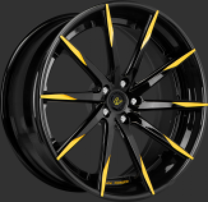 Optional Gloss black with yellow tips.