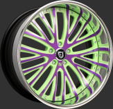 Custom - green and purple finish.