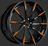 Optional Gloss black with orange tips.