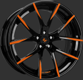 Optional Gloss black with orange tips. 