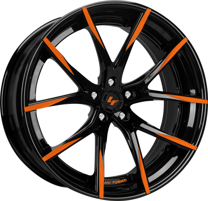 Optional Gloss black with orange tips. 