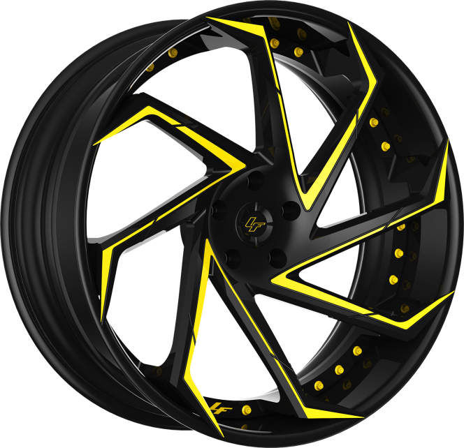 Custom - Black and Yellow Finish.