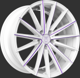 Custom - White and Purple Finish