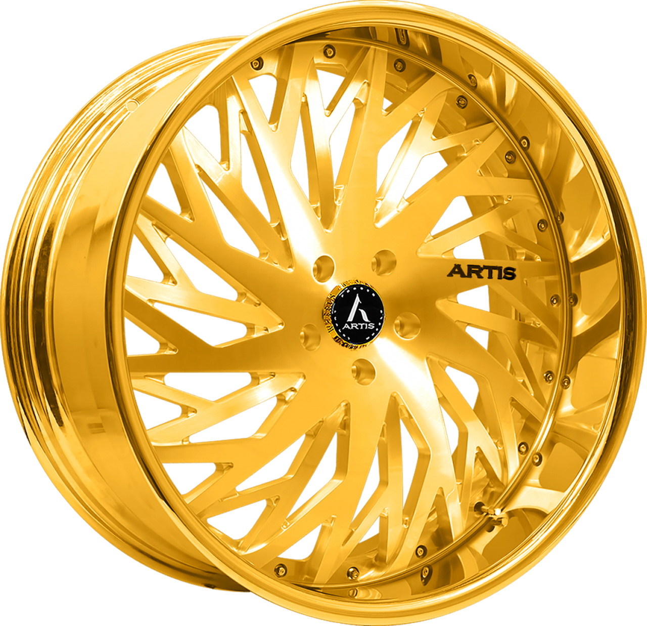 Artis Forged Northtown-M wheel with Gold finish