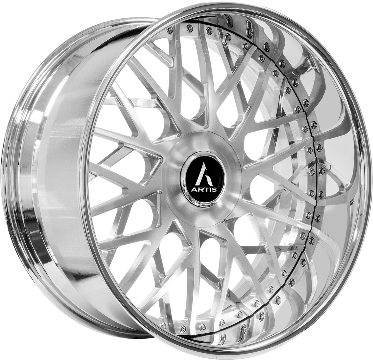 Artis Forged Troy-XL wheel with Brushed with Polish finish