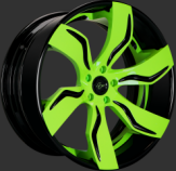 Custom - Gloss Black and Green