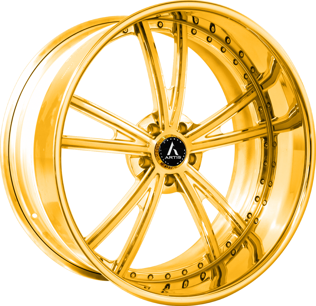 Artis Forged Corvair-M wheel with Gold finish