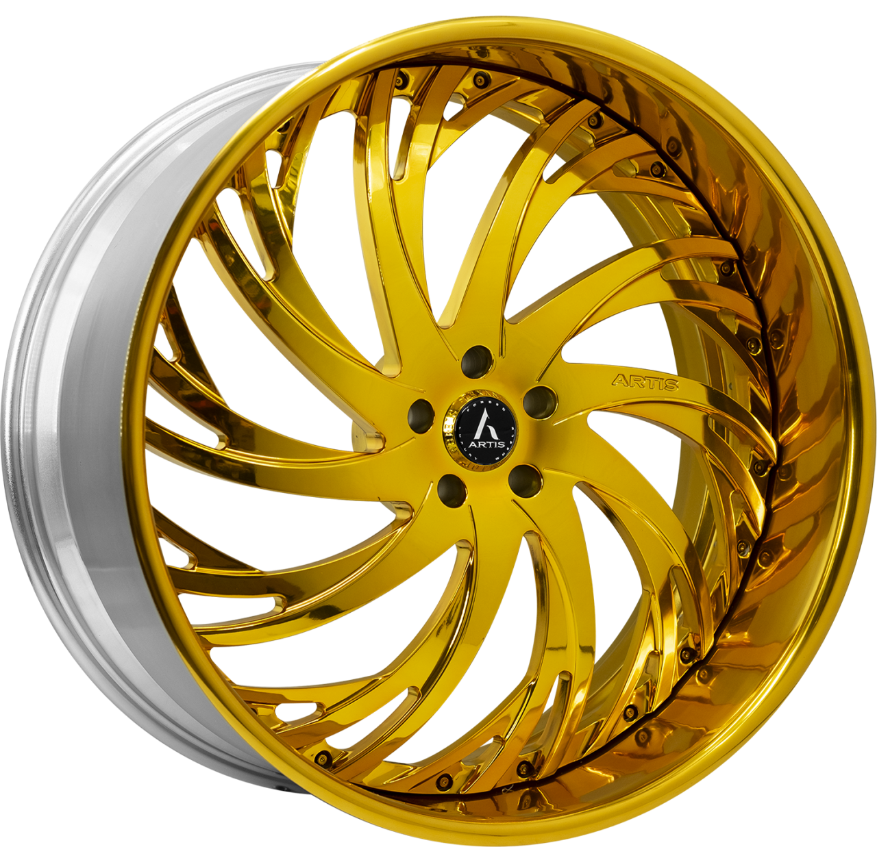 Artis Forged Decatur wheel with Custom Gold finish