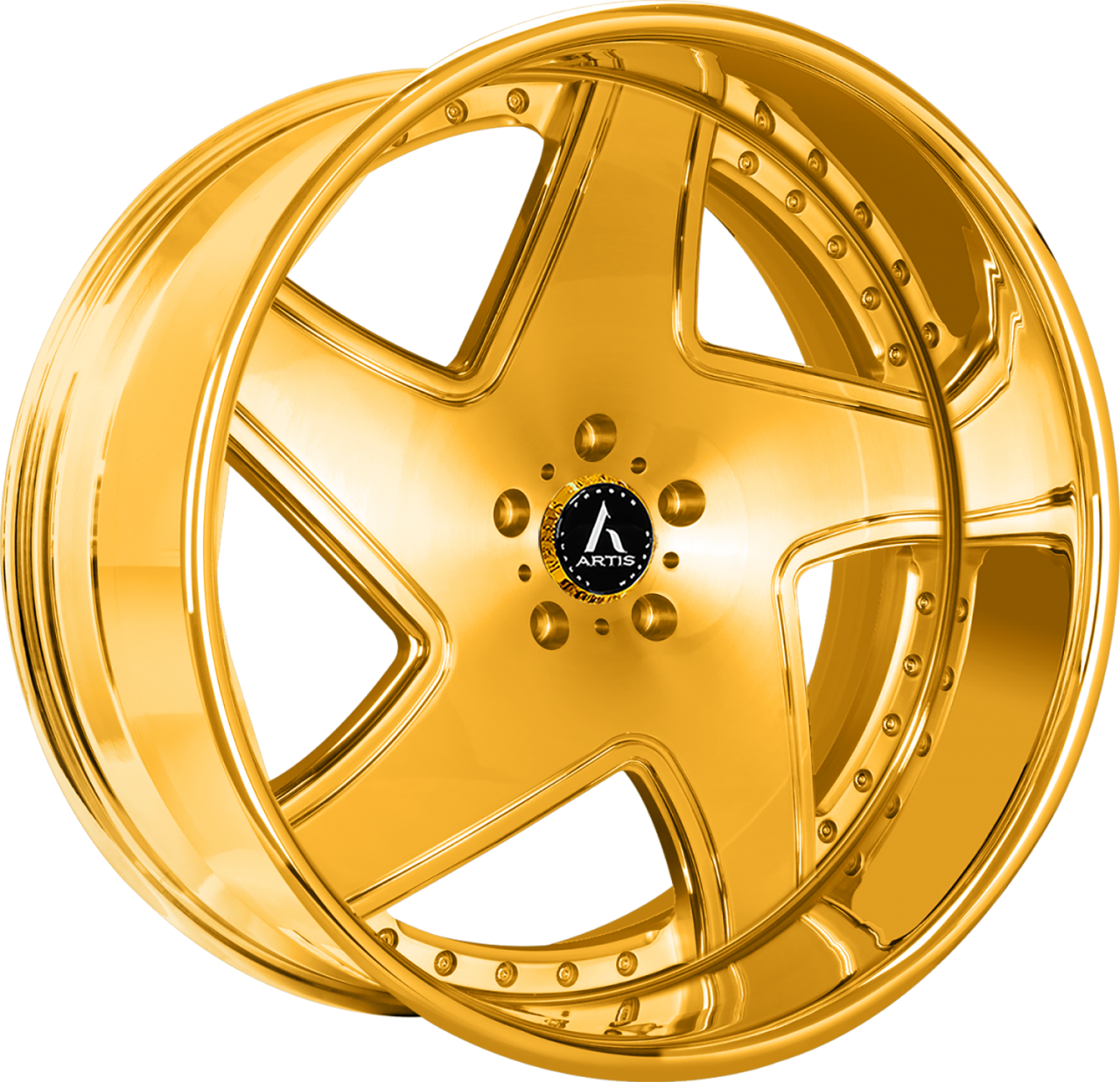 Artis Forged Dawn-M wheel with Gold finish