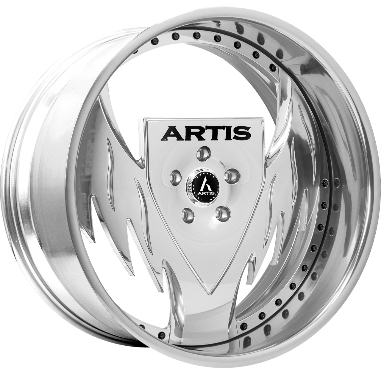 Artis Forged Batman wheel with Chrome finish