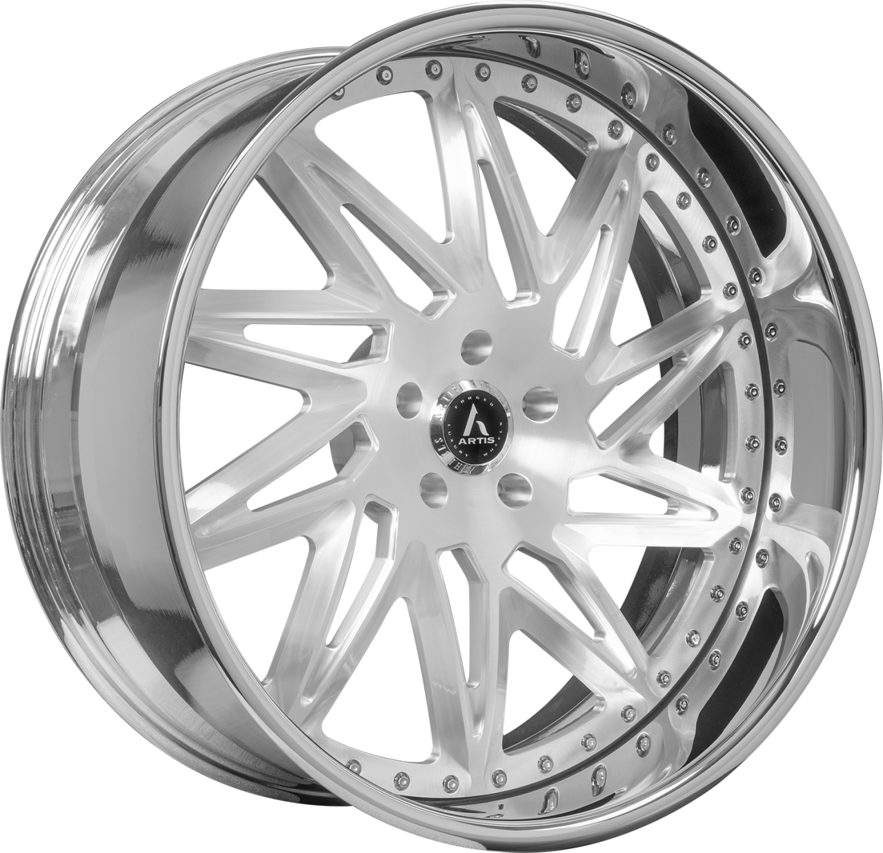 Artis Forged Slidell wheel with Brushed finish