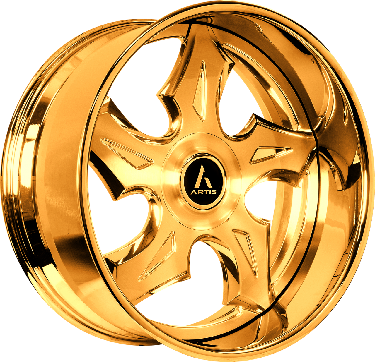 Artis Forged Birmingham-XL wheel with Gold finish