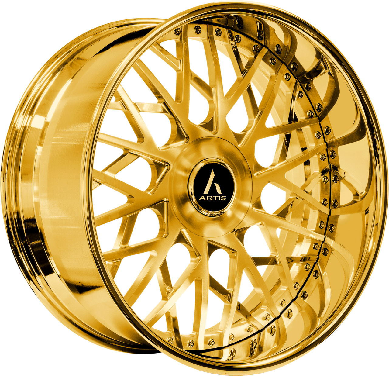 Artis Forged Troy-XL wheel with Gold finish