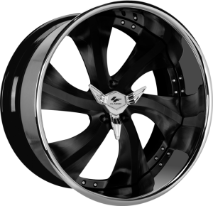 Boss - Satin Black with Chrome Lip