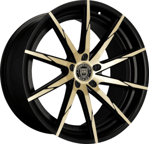 Black with Bronze Center