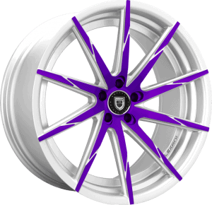 Custom – Purple and White Finish