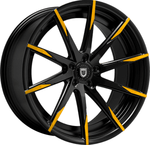 Custom – yellow and black finish