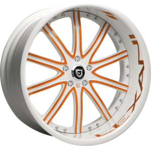 LF-709 - Custom - orange and white finish
