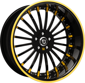 Custom – yellow and black finish