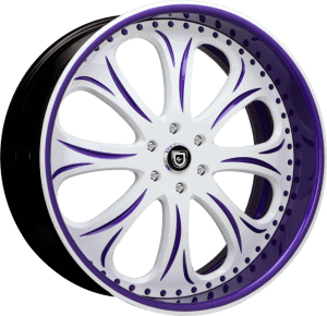 LF-719 - Custom - purple and white finish