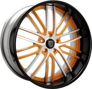 LF-723 - Custom - Brushed and Orange finish