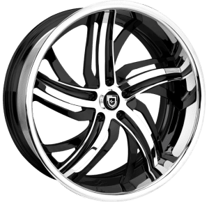 LF-724 - Custom - Chrome and Black finish.