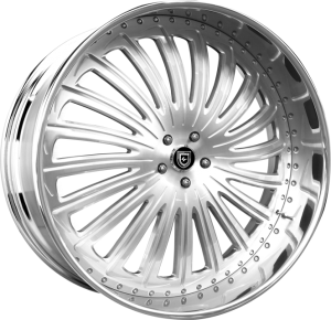 LF-728 - Brushed Face with Chrome Lip