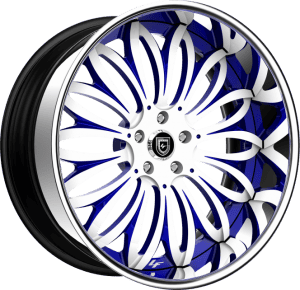 LF-731 - Custom - White and Blue finish