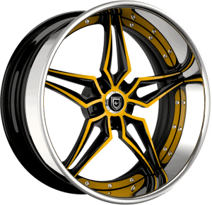 LF-733 - Custom - Yellow and Black finish