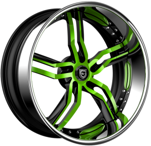 LF-737 - Custom - Green and Black finish